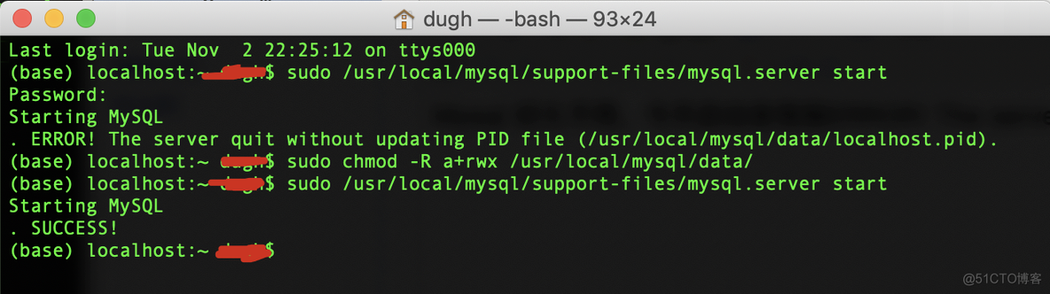 【MySQL】ERROR! The server quit without updating PID file_.net