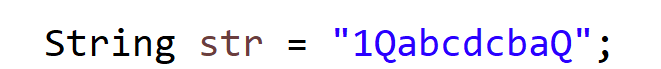 Java 判断一个字符串是否是对称字符串 例如