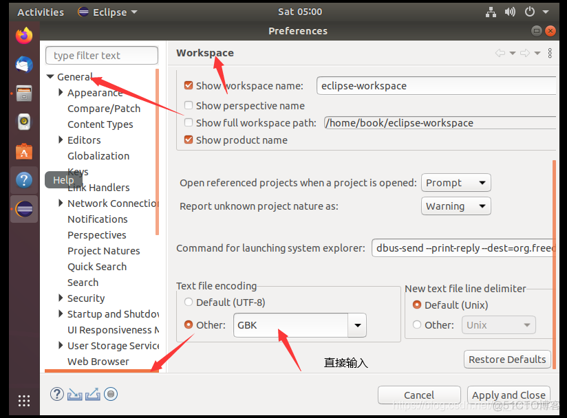 Linux下Eclipse中文乱码解决方案_eclipse