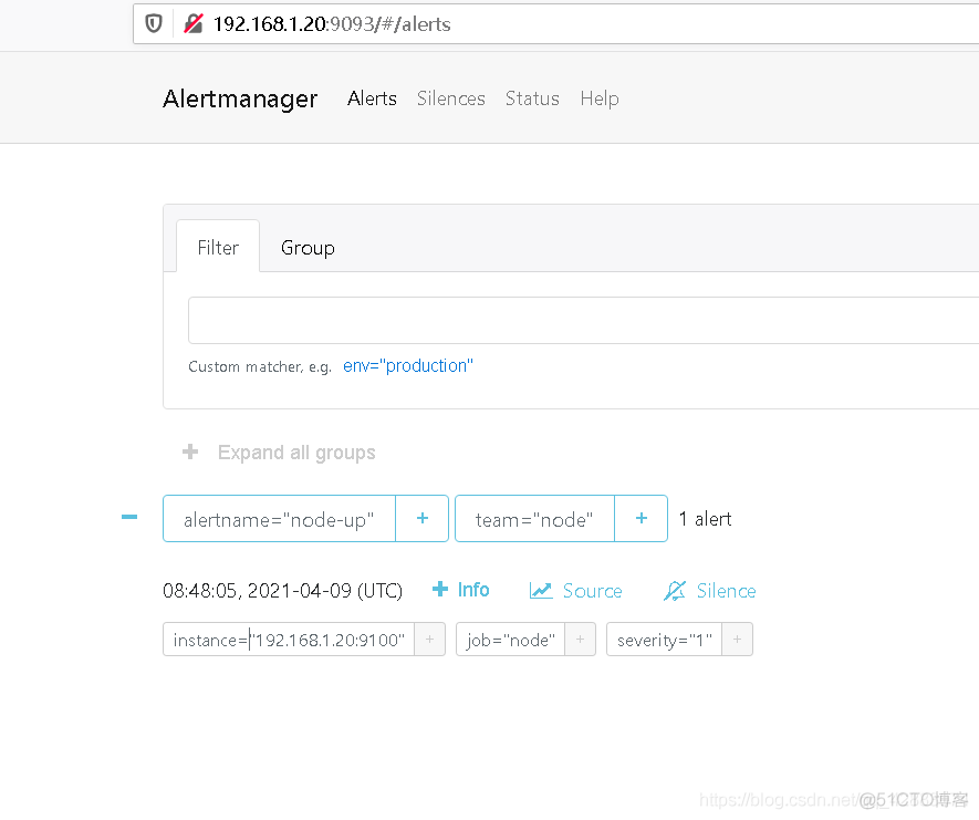 prometheus使用 (十六) alertmanager特性--告警抑制_alertmanager_05