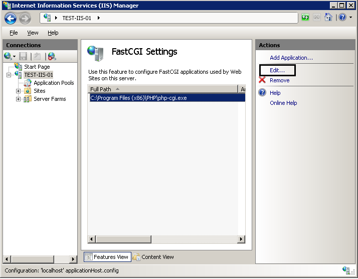 Using FastCGI to Host PHP Applications on IIS 7  -IIS7 怎么配置 PHP5_ide_08