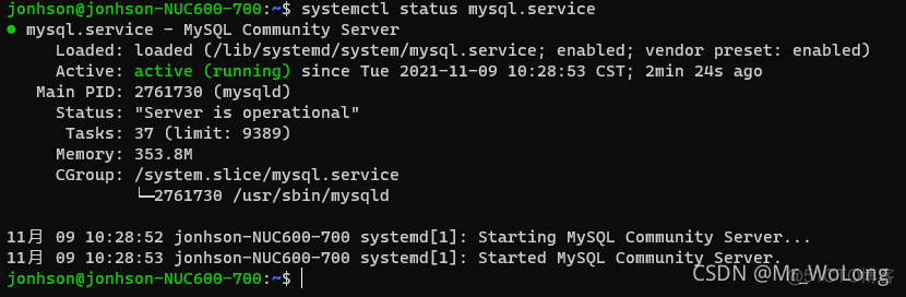 Linux Ubuntu20.04下安装MySQL_mysql_02