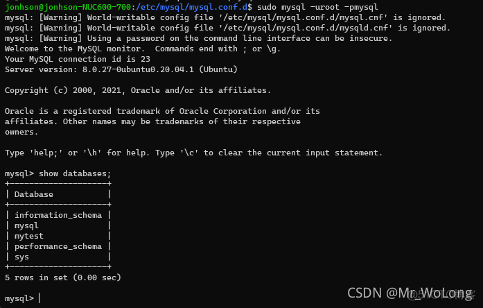 Linux Ubuntu20.04下安装MySQL_linux_04