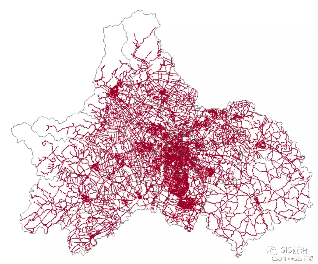 利用ArcGIS统计各地区内路网密度（附路网练习数据下载）_图层_02