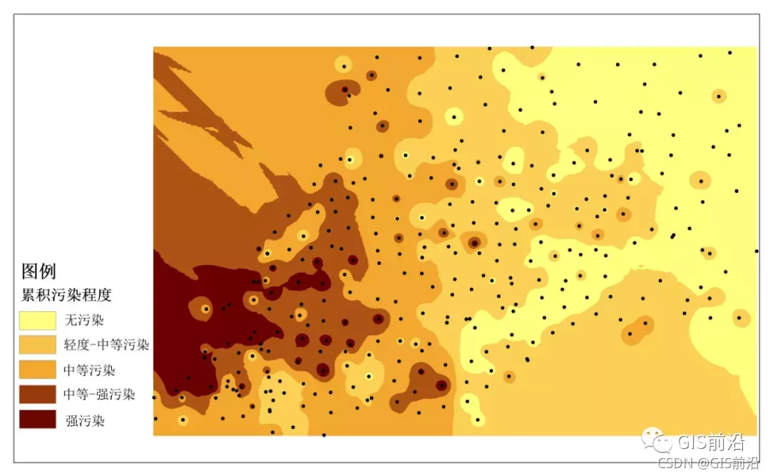 ArcGIS污染程度空间深度分析（下）附练习数据下载_栅格_04