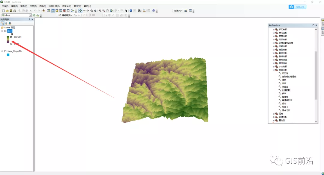 ArcGIS利用DEM进行洪水淹没分析（附练习数据下载）_数据_08