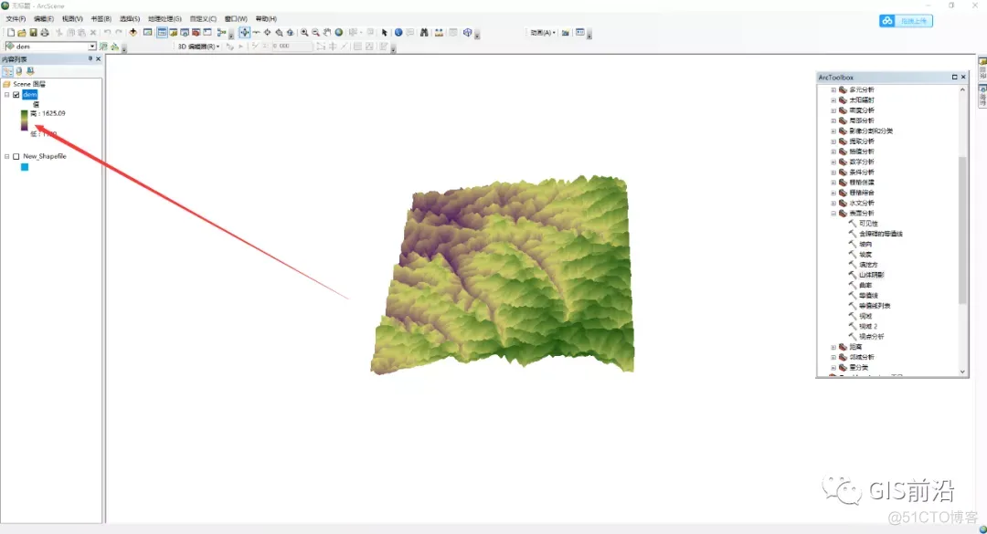 ArcGIS利用DEM进行洪水淹没分析（附练习数据下载）_自定义_08