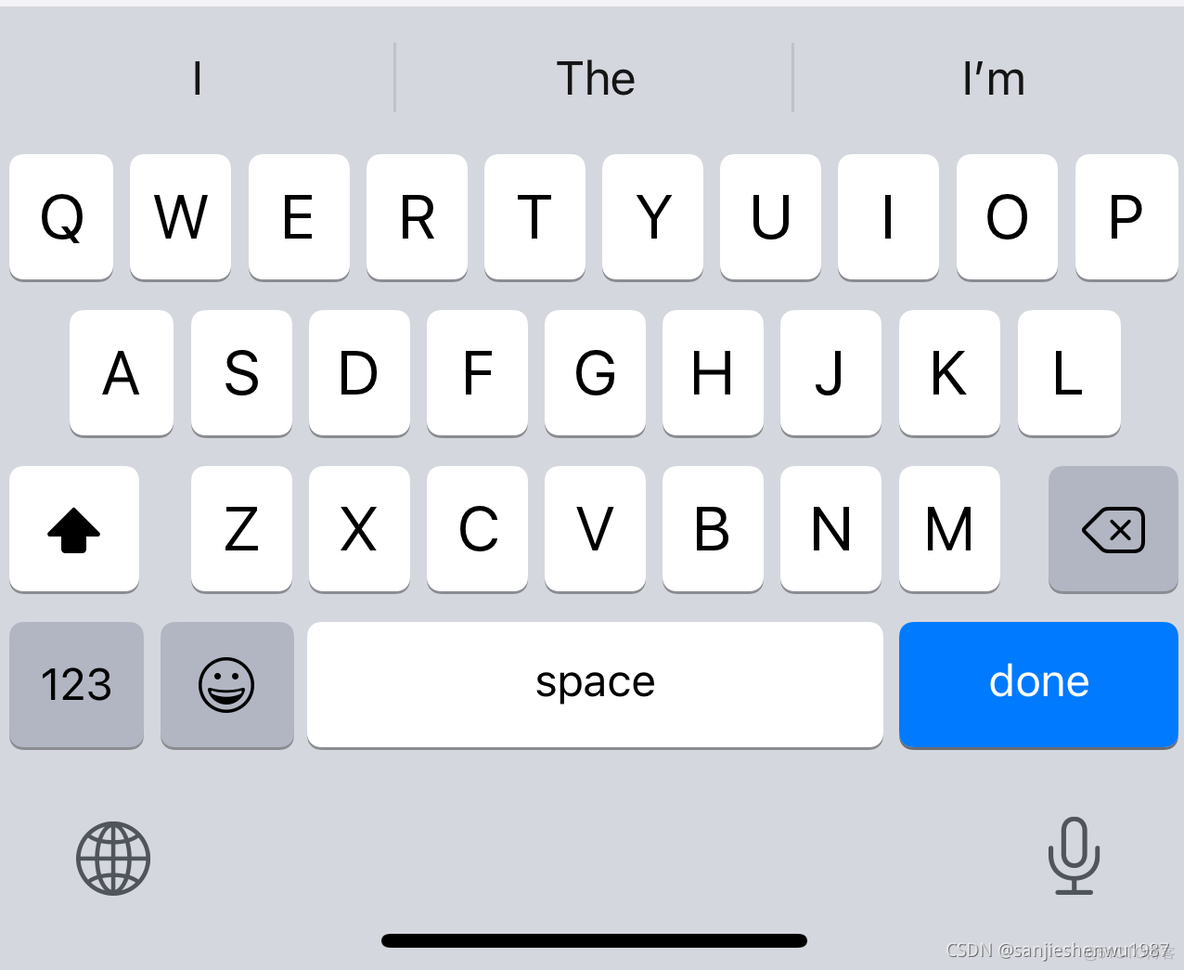 【iOS】UITextField 的 UIKeyboardType_ui