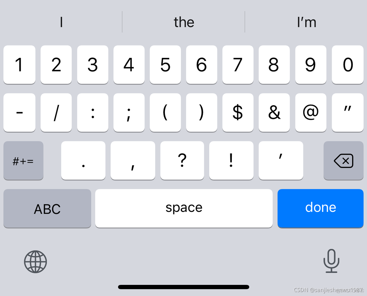 【iOS】UITextField 的 UIKeyboardType_ios_03