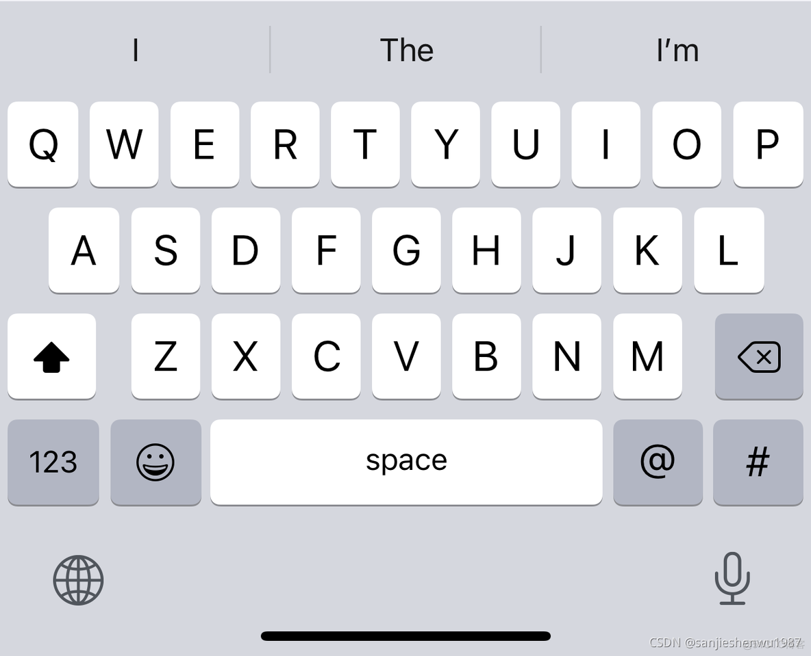 【iOS】UITextField 的 UIKeyboardType_ios_10