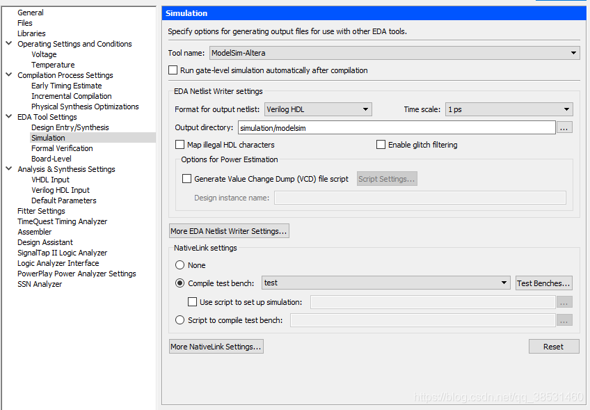 quartus ii 使用modelsim altera进行仿真_路径和_07