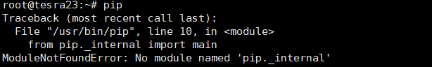 ModuleNotFoundError: No module named 