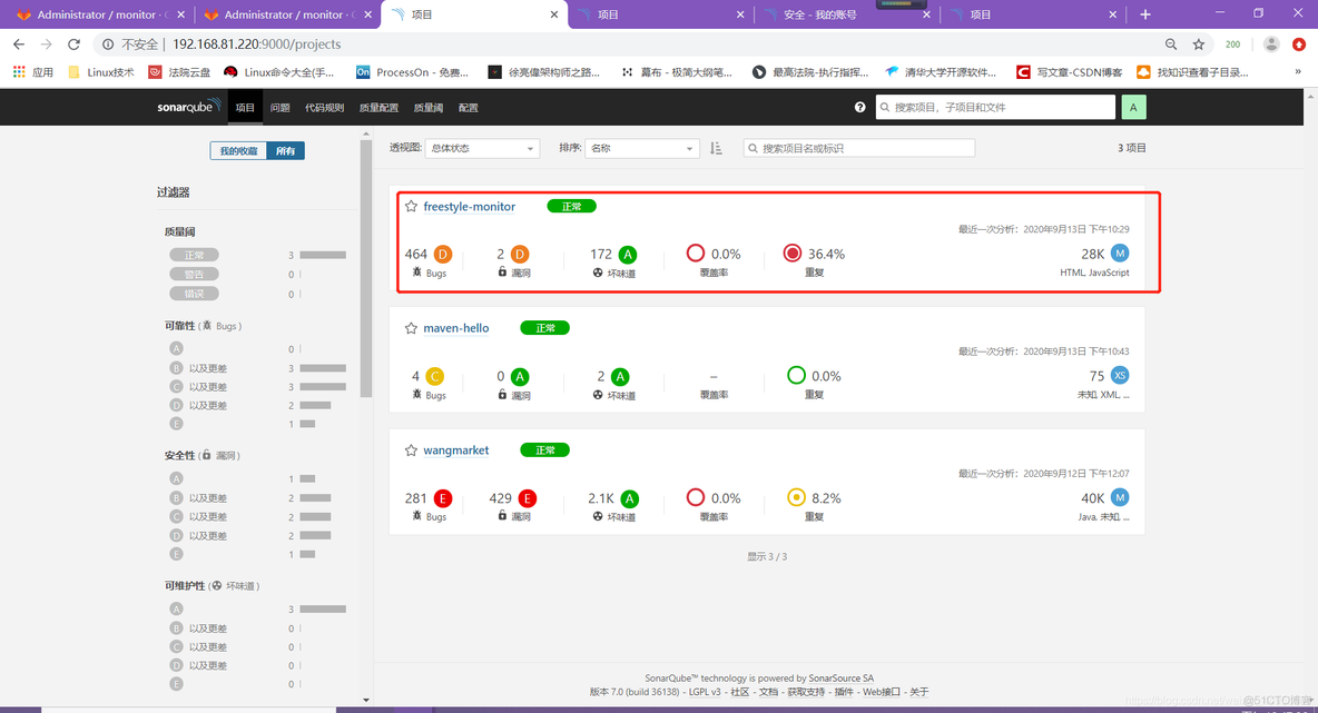 Jenkins集成sonarqube在上线前进行代码自动扫描（九）_全局变量_14