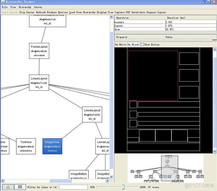 关于HierarchyViewer的使用_xml