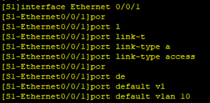 VLAN基础配置及Access接口 实验1_做实验_10