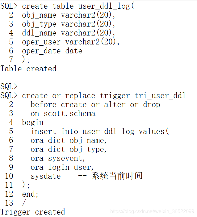 Oracle--初学小白基础篇(第一版)_触发器_92