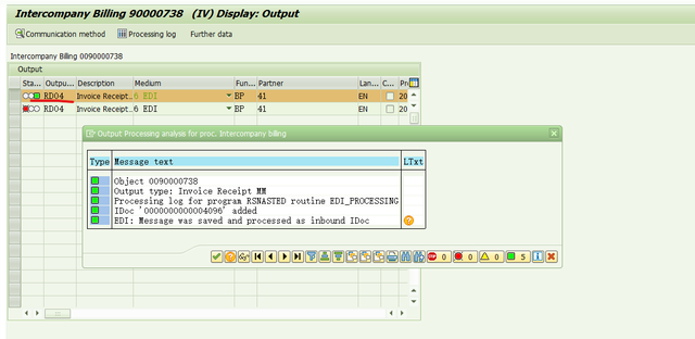 SAP MM 公司间STO的BILLING输出报错 - Inbound partner profile does not exist –_公司间STO_06