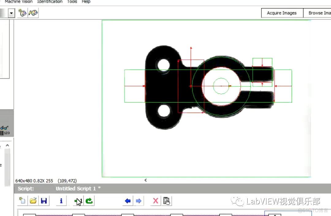 【LabVIEW懒人系列教程-视觉入门】2.7LabVIEW视觉助手案例之五金件检测_公众号