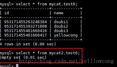 五分钟带你玩转mycat（三）mycat异常集合_xml_05