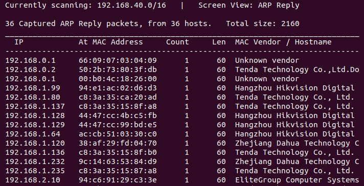 Netdiscover网络扫描工具_嗅探_06