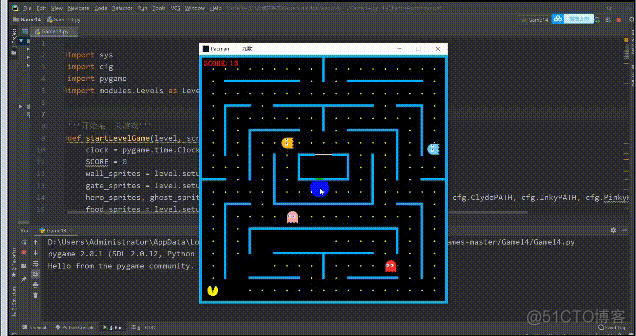 30个Python小游戏，上班摸鱼我能玩一天【内附源码】_pygame_18