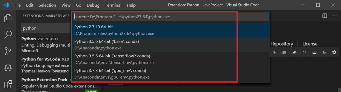 VSCode + Python环境配置_环境配置_04