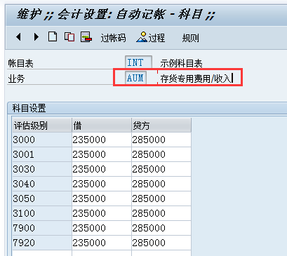 SAP物料移动过账之差异科目_lua_15