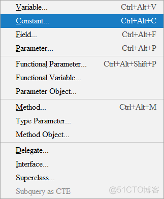 intellij idea中快速抽取方法（代码优化）_快捷键_02