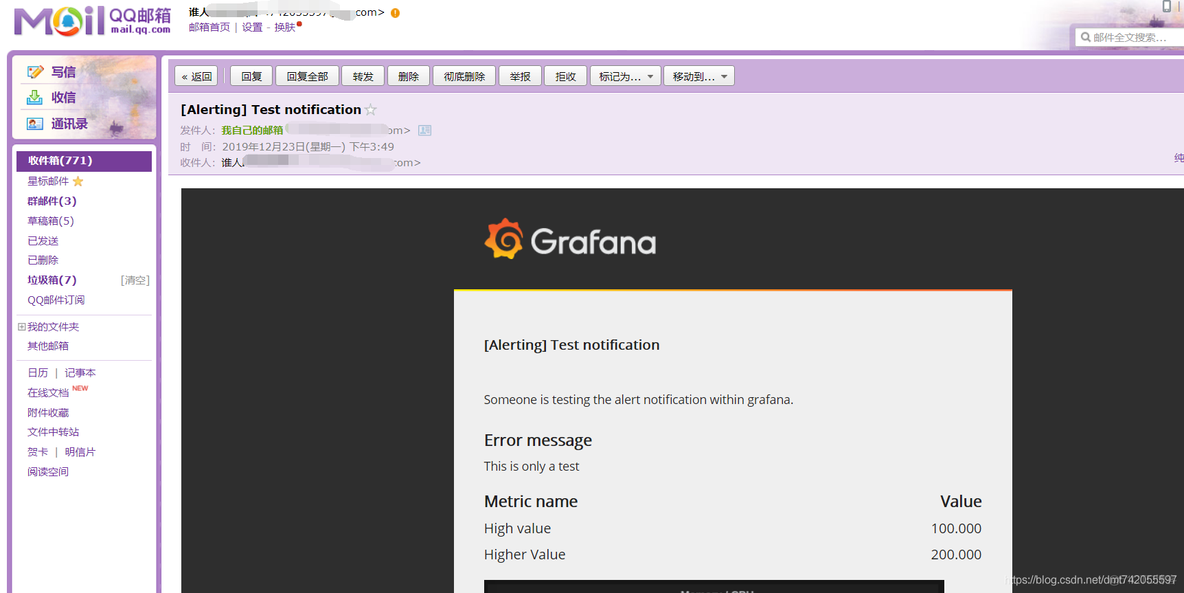 CentOS7+Prometheus+Grafana+Altermanager监控告警+钉钉通知+邮件推送_grafana_36