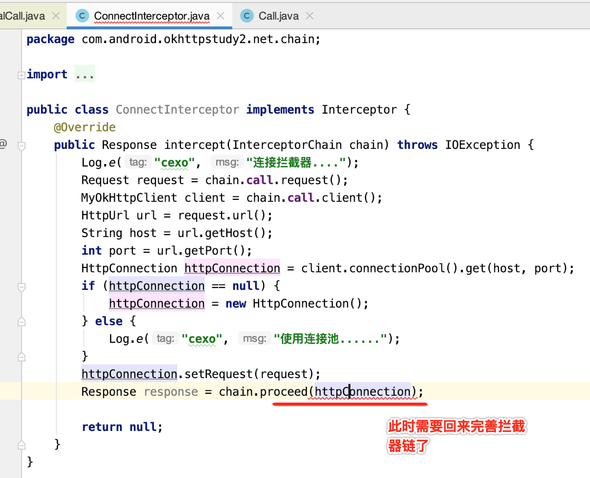 OkHttp框架设计<三>---手写OkHttp拦截器链_拦截器_19