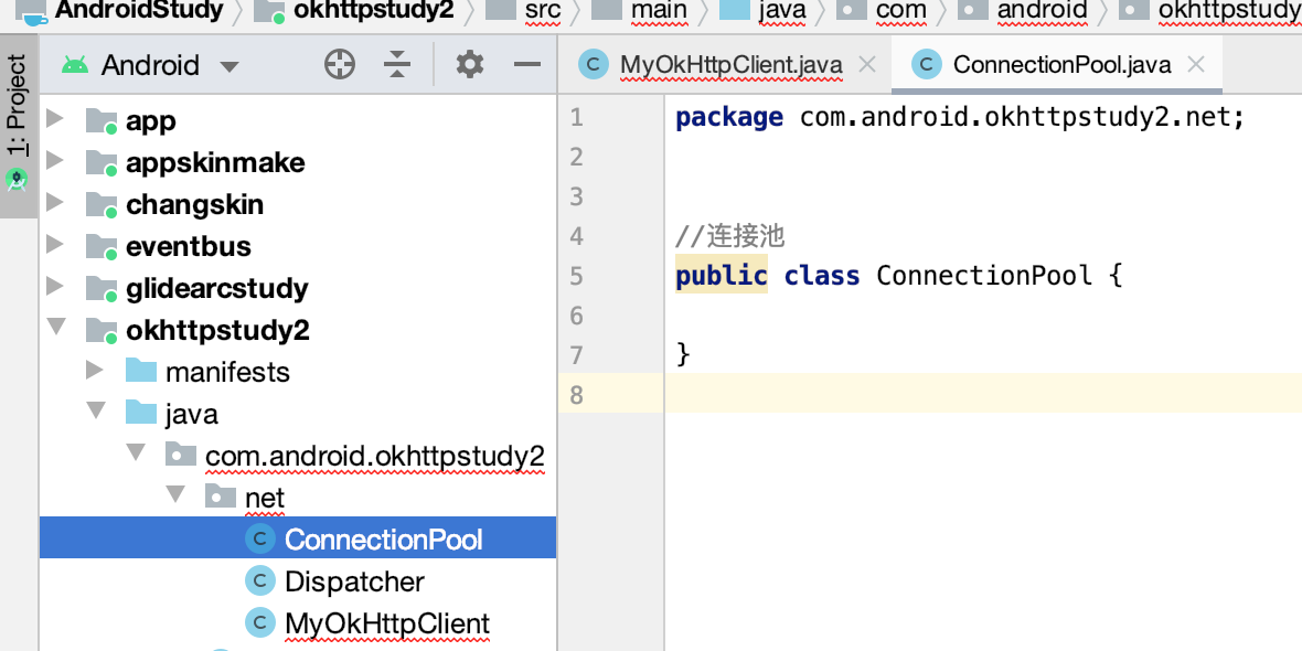 OkHttp框架设计<二>---连接拦截器原理剖析、开启手写OkHttp核心框架_java_41