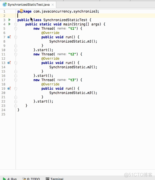 java线程基础巩固---通过实验分析This锁和Class锁的存在_静态代码块_16