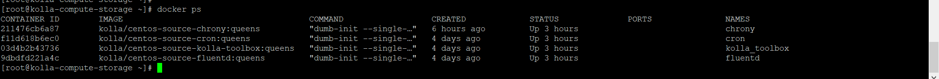 kolla-ansible -i multinode bootstrap preckeck deploy_linux_34