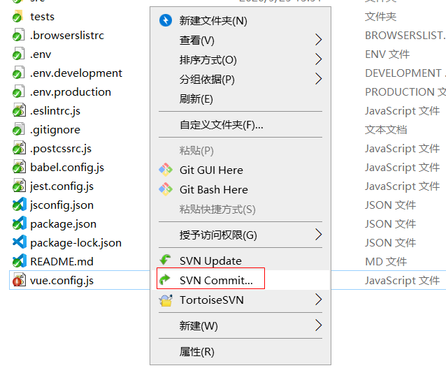 svn——svn commit 用法_SVN