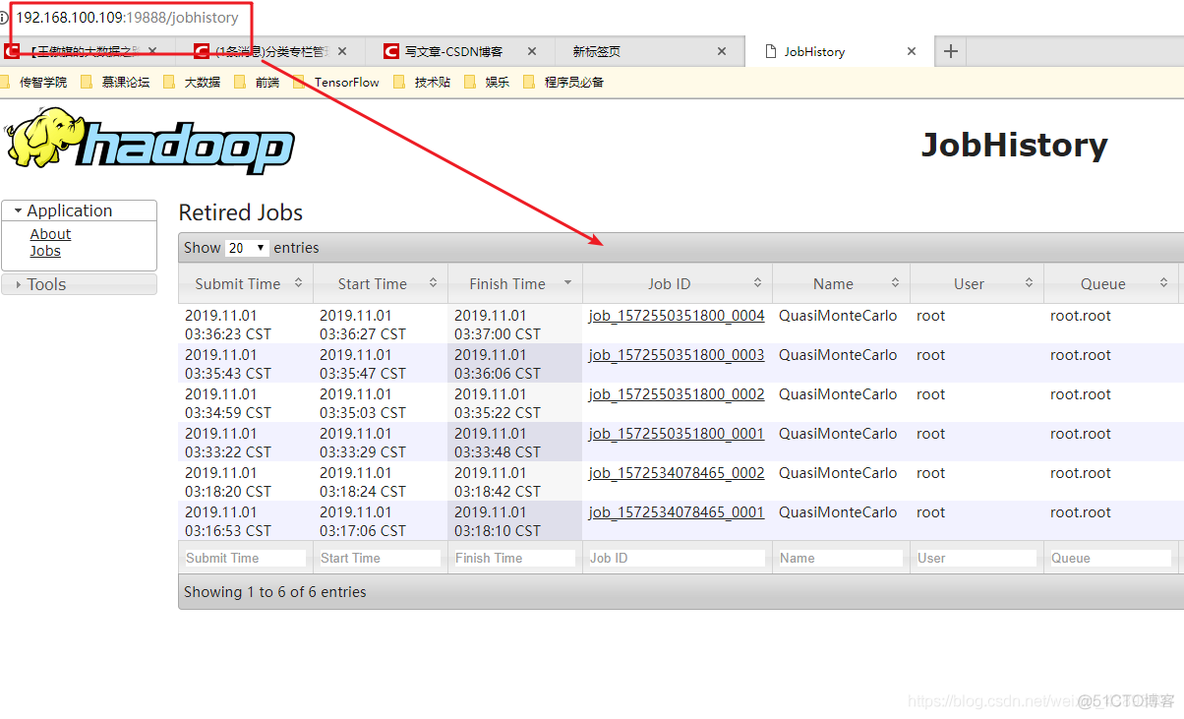 MapReduce的jobHistory(工作日志)介绍_xml