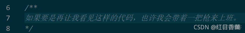 程序员——令人喷饭的代码注释_java_03