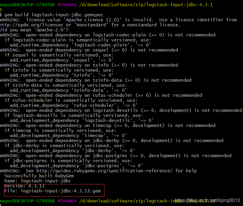 logstash-input-jdbc 安装教程_数据库