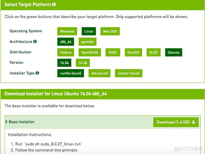 深度学习环境搭建：Tensorflow1.4.0+Ubuntu16.04+Python3.5+Cuda8.0+Cudnn6.0_linux