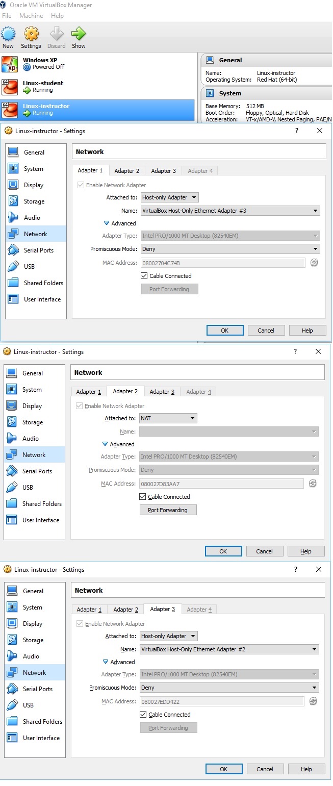 VirtualBox network / study environment setup for RHEL_ipad_04