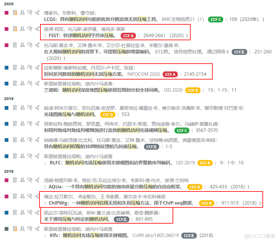 论文阅读：A Randomly Accessible Lossless Compression Scheme for Time-Series Data_时间序列