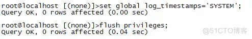 MySQL的error.log时间与系统时间不一致_商业_05