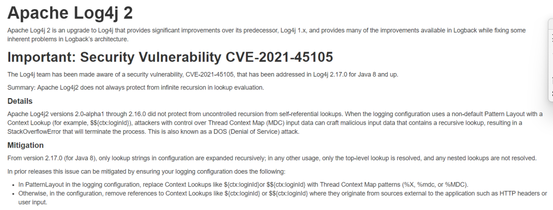 安全部门通知Log4j又双叒叕要升级了_微信公众号_02
