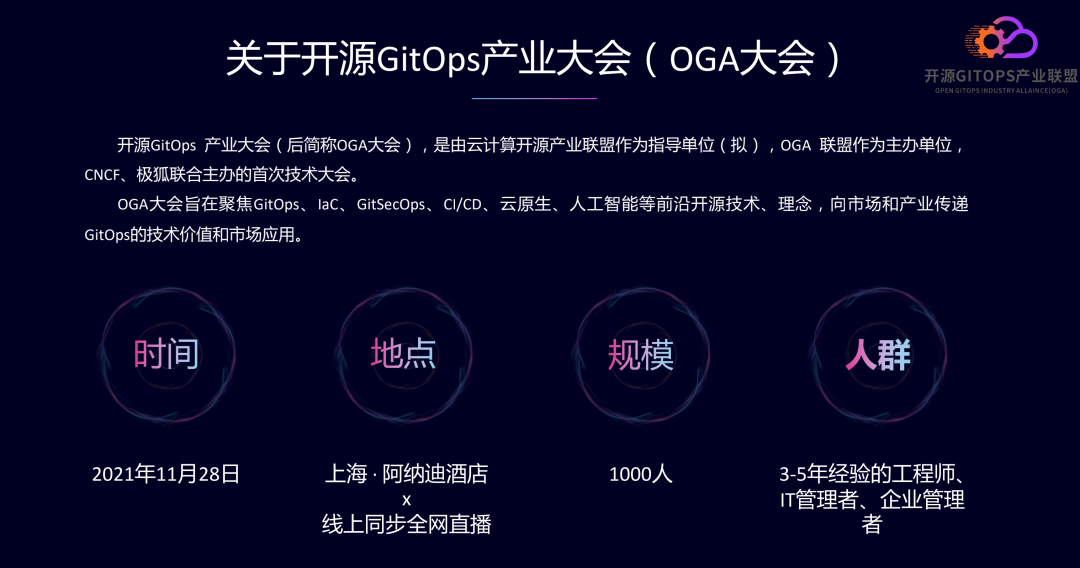 议题征集&招商同步开启｜开源 GitOps 产业联盟(OGA) 大会官网正式上线_人工智能