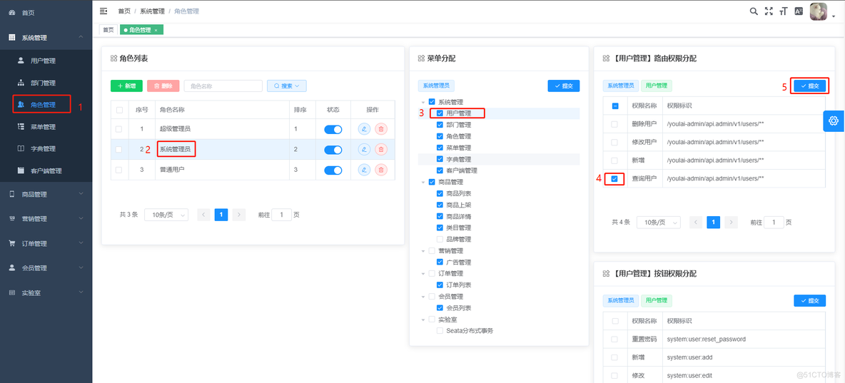 Spring Cloud实战 | 第十一篇：Spring Cloud Gateway统一鉴权下针对RESTful接口的RBAC权限设计方案，附Vue按钮权限控制_spring_06