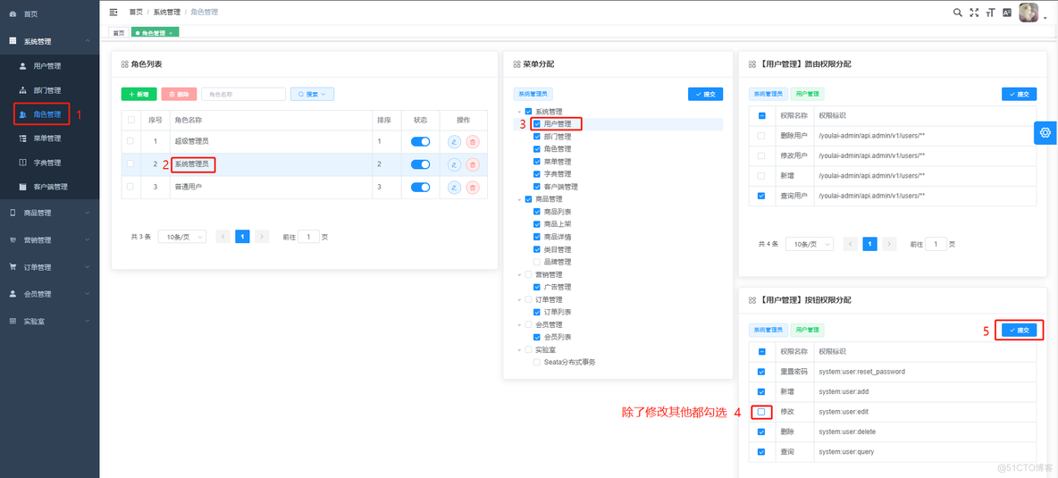 Spring Cloud实战 | 第十一篇：Spring Cloud Gateway统一鉴权下针对RESTful接口的RBAC权限设计方案，附Vue按钮权限控制_微服务_11