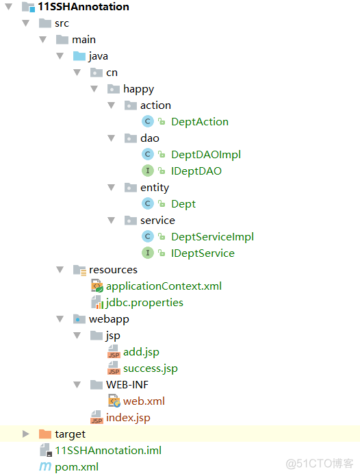 SSH（Spring Struts2 Hibernate）框架整合(注解版)_it技术