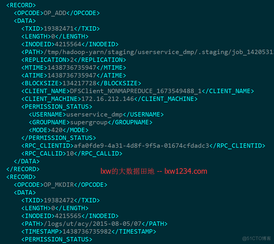 查看HDFS的元数据文件fsimage和编辑日志edits_hadoop_02