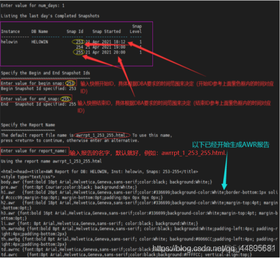 Oracle 11G常见性能诊断报告(AWR/ADDM/ASH)收集_oracle_02