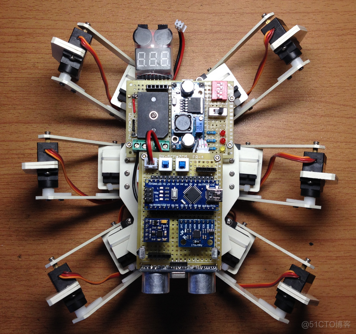 干货|手把手教你自制六足仿生机器人_arduino_23