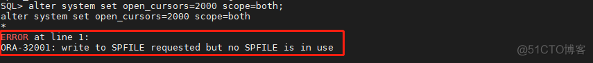 Linux下oracle数据库spfile参数配置文件丢失问题解决，“ORA-32001: write to SPFILE requested but no SPFILE is in use“问题处理_数据库